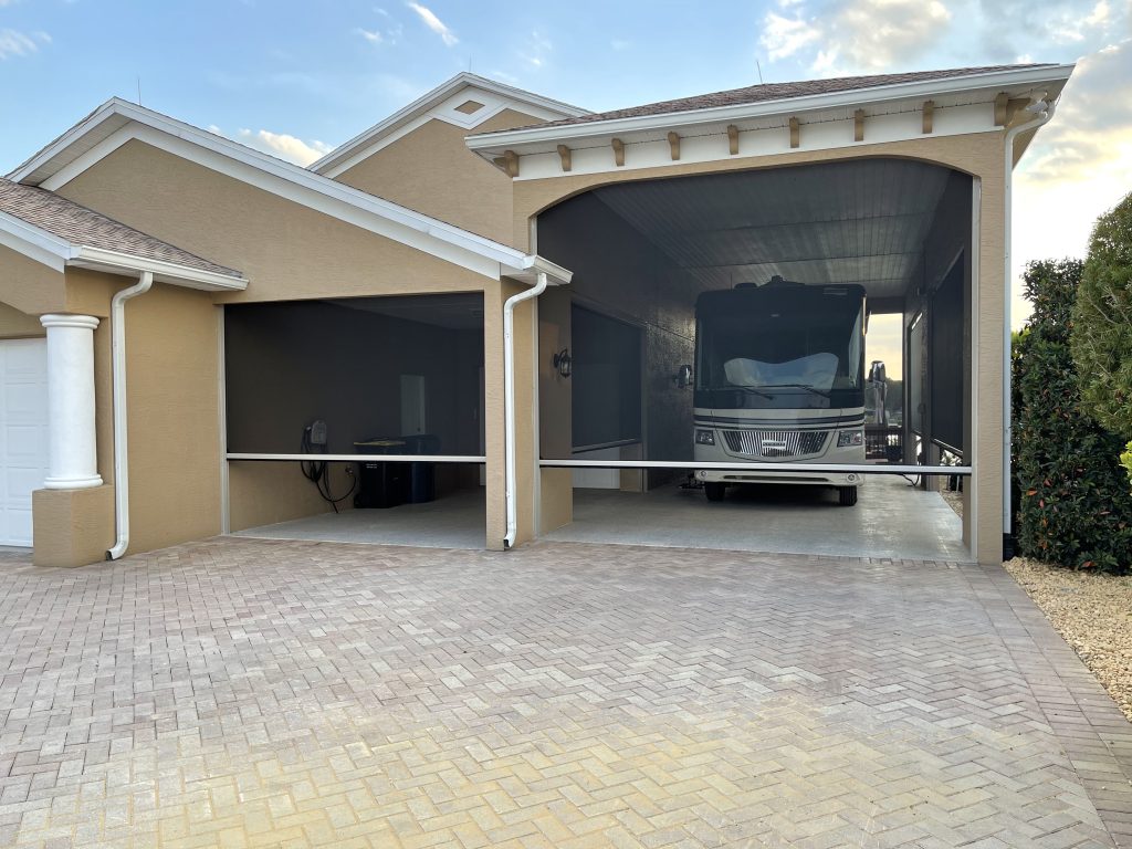 Screens-Residential-Exterior-Multiple-Garage-CarPort